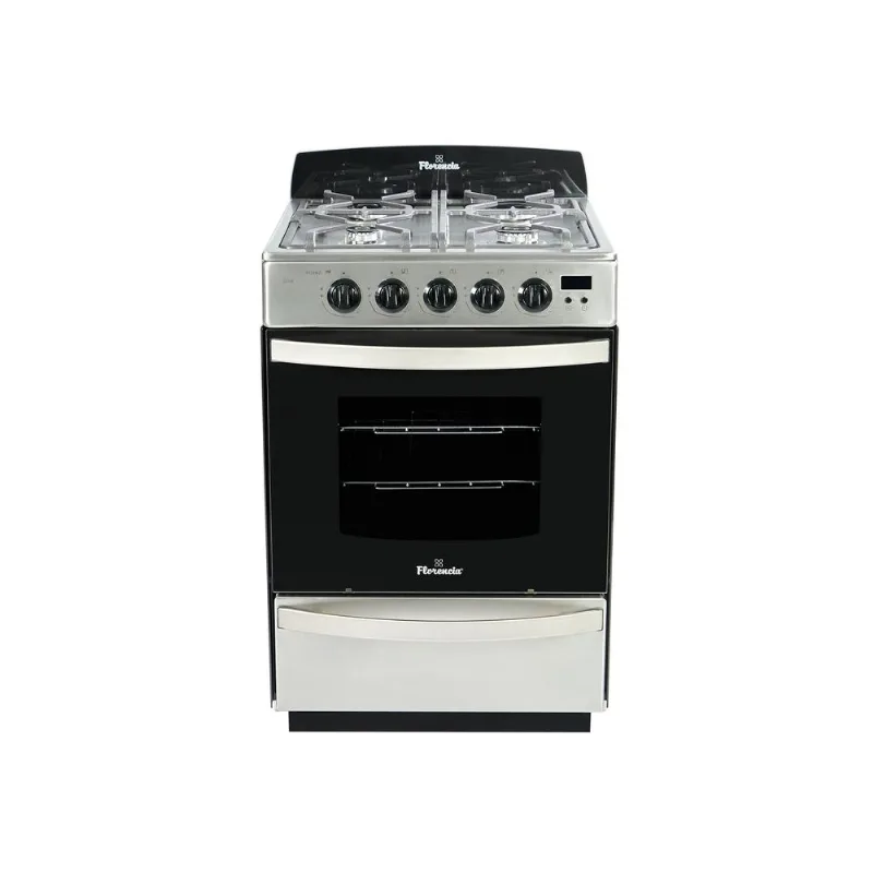 Cocina Florencia multigas inox hierro timer 56cm 5558