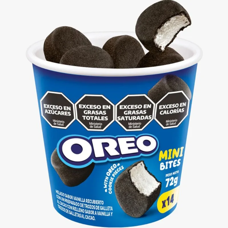 Bocadito helado Oreo en pote 14 uni