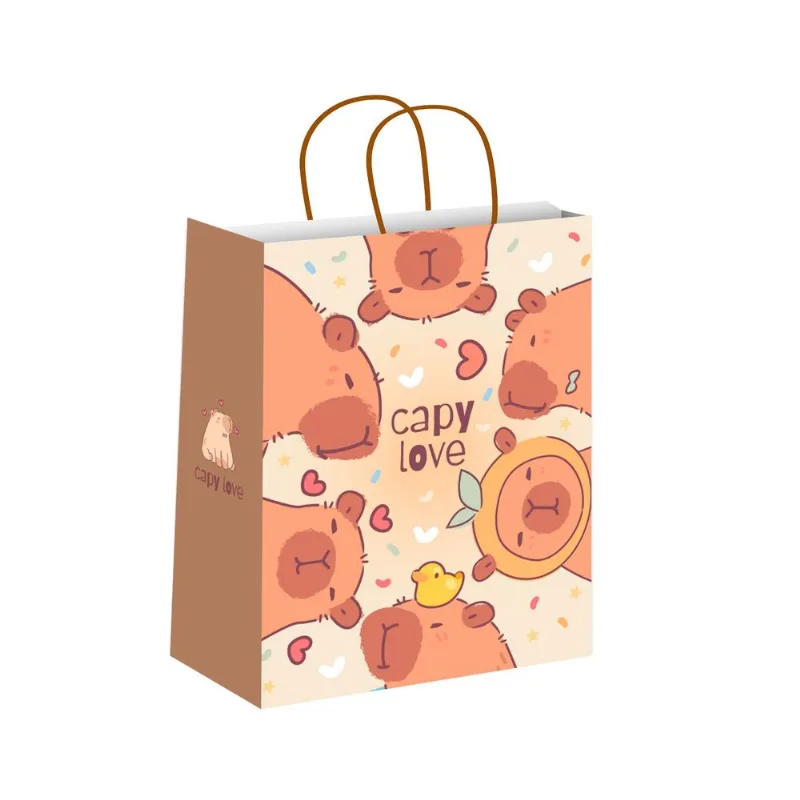 Bolsa para regalo Capy Love mediana 22x10x30 cm
