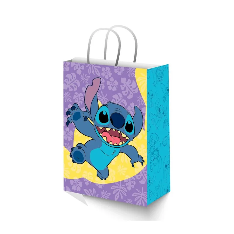 Bolsa de regalo Stitch chica 18x8x20 cm