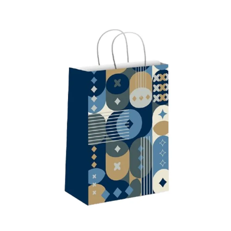 Bolsa de regalo geometrico grande 30x12x41 cm