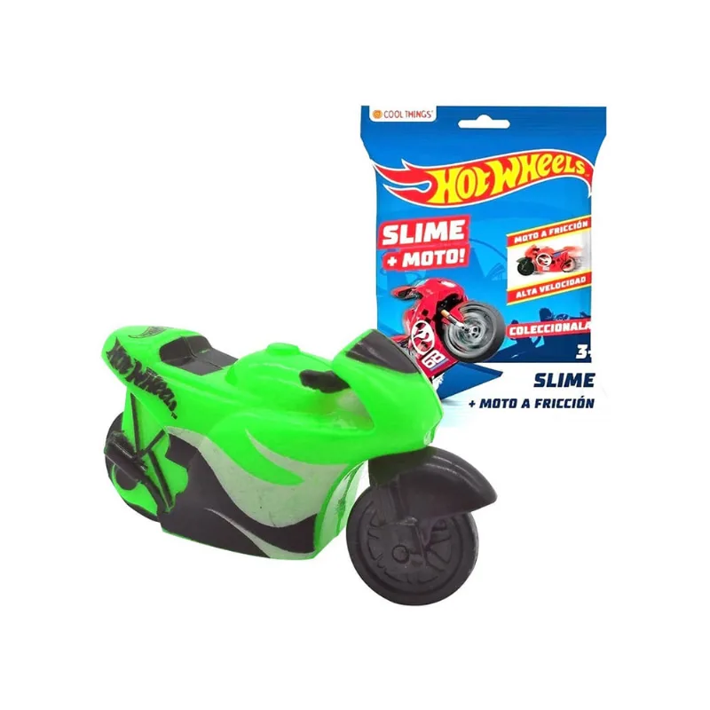 Moto Hotwheels Con Slime