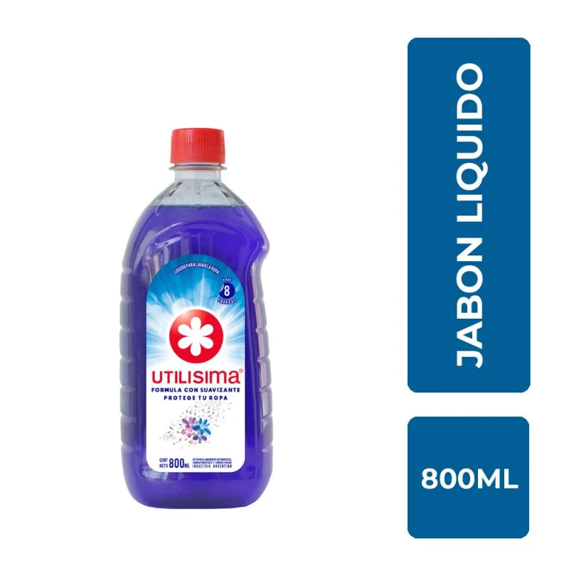 Detergente Liquido Utilisima Suavizante 800ml