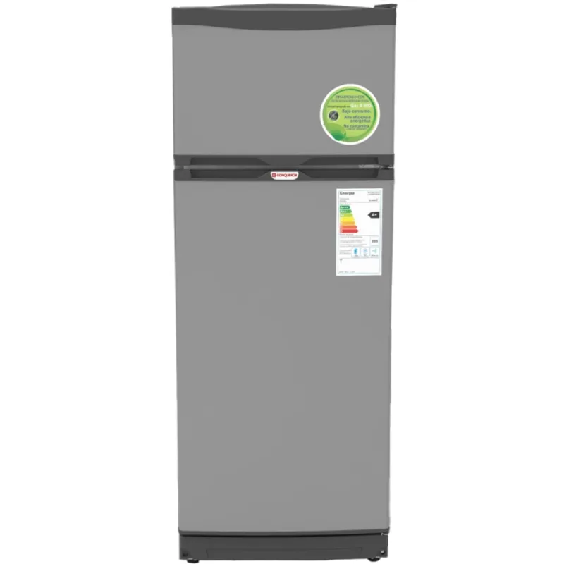 Heladera Con Freezer CONQUEROR 239 Litros Plata 2F-1200Pa