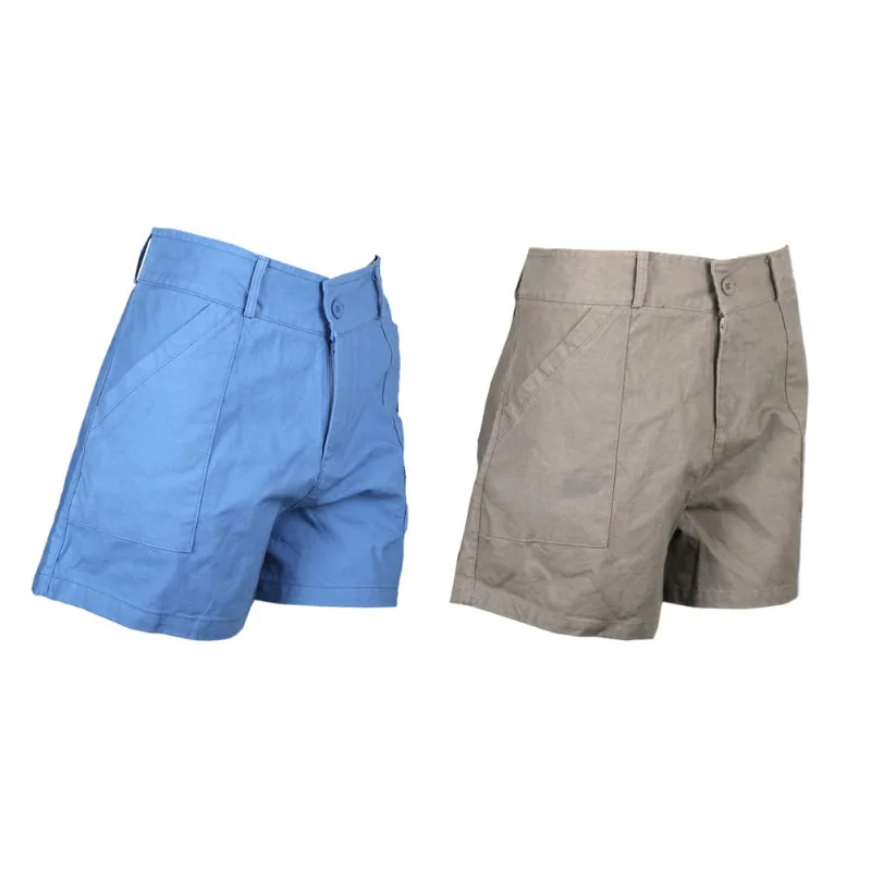 Shorts Algodón Mujer Liso Talle 38 a 44 URB Short Liso Mujer Urb