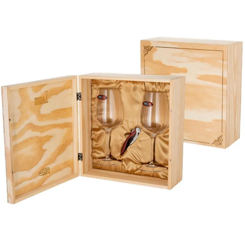 Kit 2 Taças Riedel Veloce Cabernet, Saca-rolha Koala, Caixa