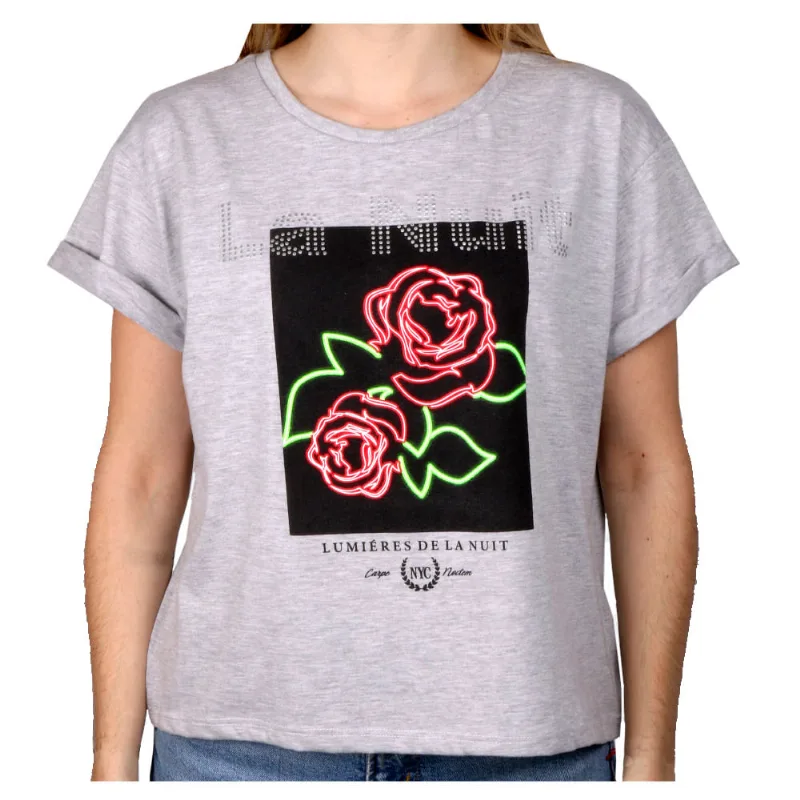 Remera Mujer Estampada Youg Spirit - V20
