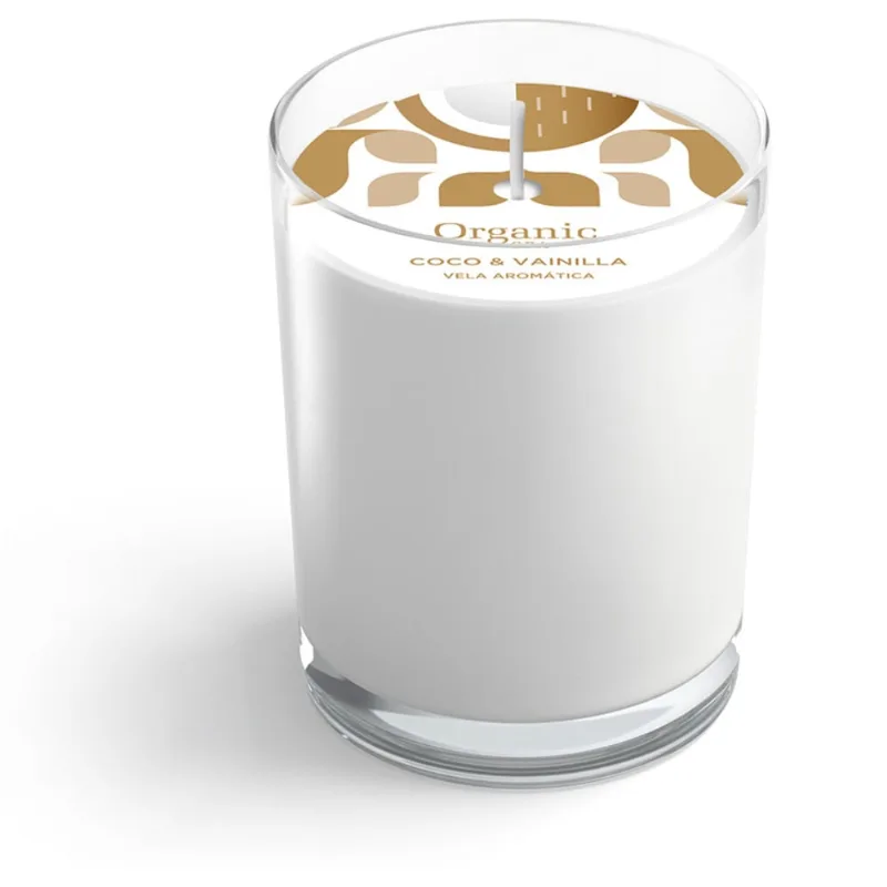 Vela en vaso Organic Spa coco & vainilla