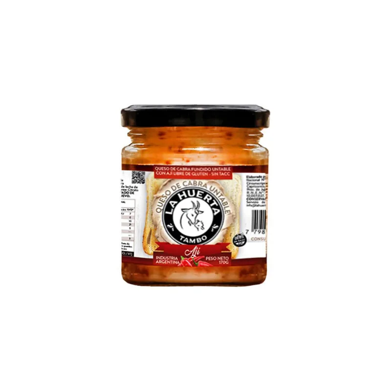 Queso Untable De Cabra Huerta Tambo Con Ají