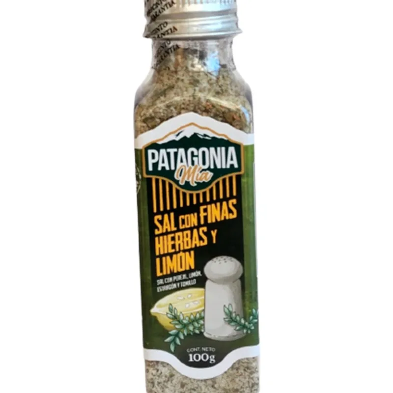 Mix de especias Patagonia mía sal hierbas y limón 100 g.