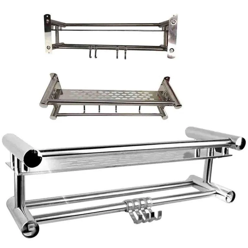 Suporte Organizador Cozinha Banheiro Aço Inox Multiuso Porta Tempero Shampoo
