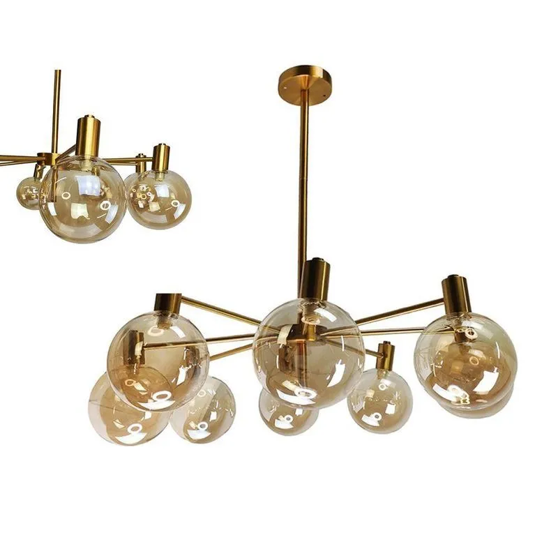 Lustre Pendente 8 Globos Molecular Bola Jabuticaba Pendente Luxo Quarto Sala De Estar Casa Cozinha R
