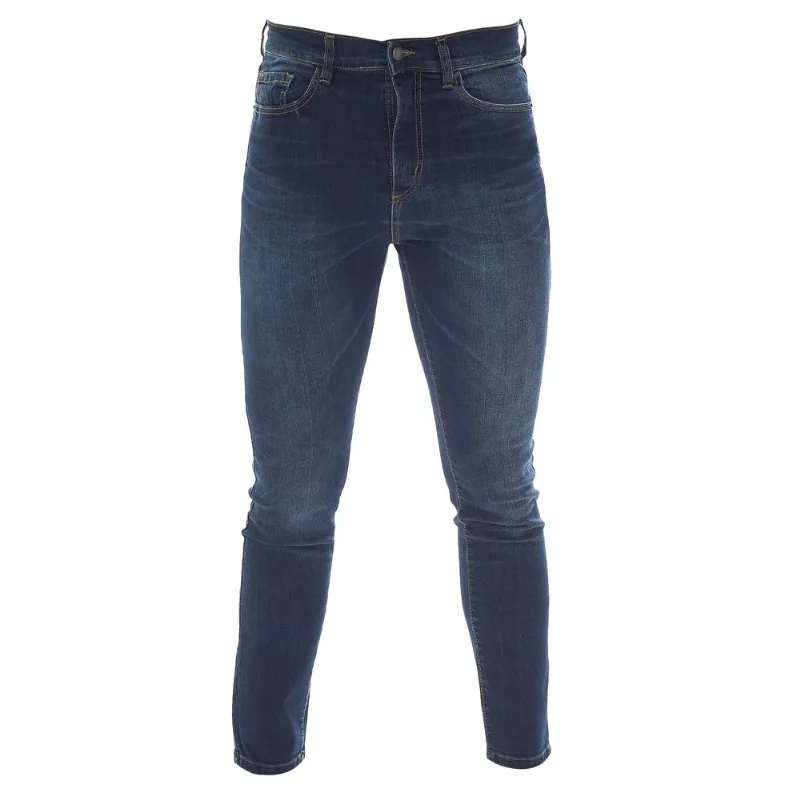 Jean Tex diferenciado skinny con bolsillos hombre talle 50 azul francia