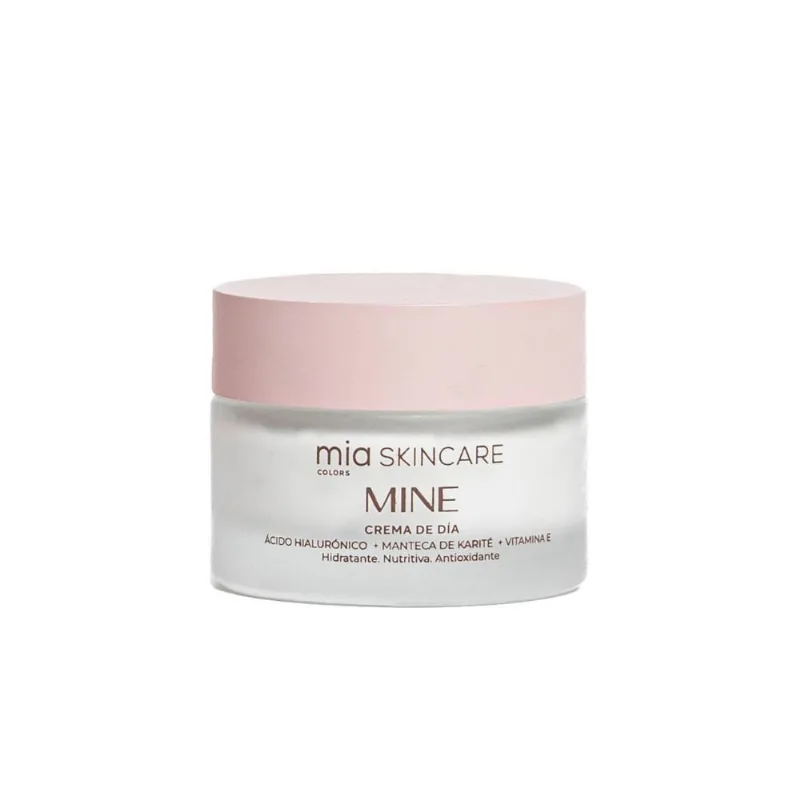 Crema De Día Hidratante Nutritiva Con Ácido Hialurónico Mine 50 Gr