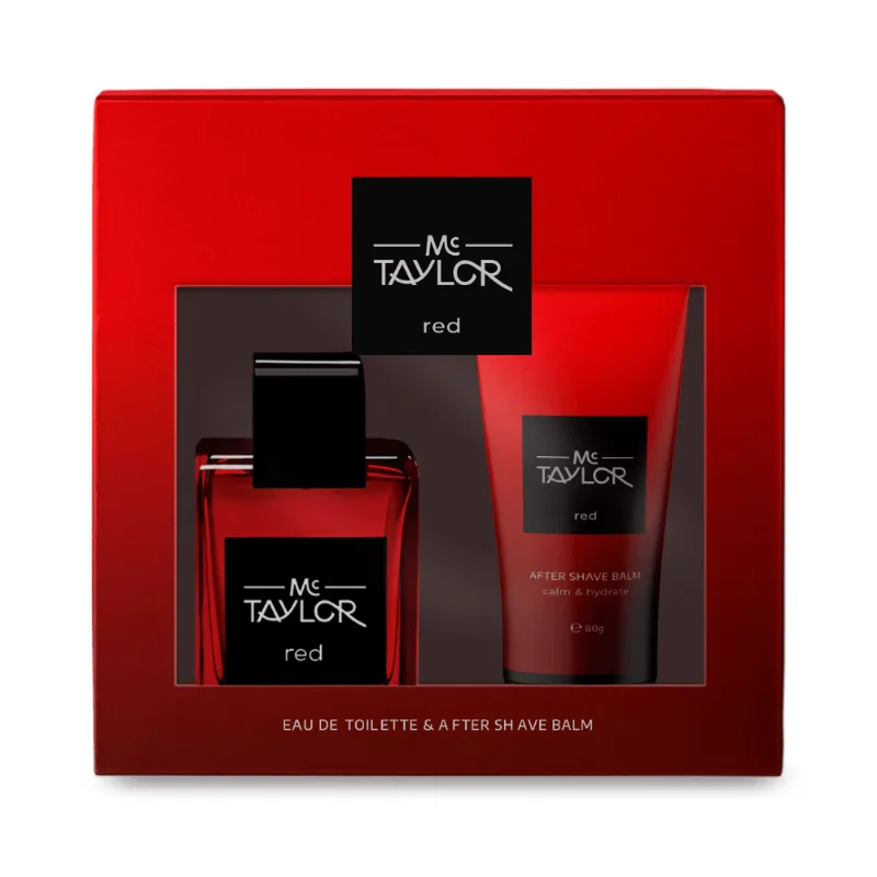 Set Mc Taylor Red EDT 100 Ml + After Shave 2 Unid