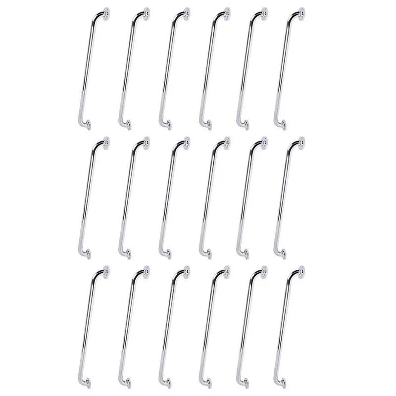 Alça De Apoio Inox Barra 70cm Suporte Kit 18 Unidades Cadeirante Idoso Deficiente