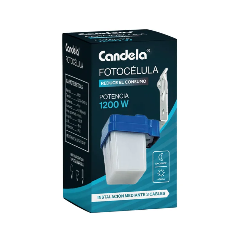 Fotocélula 1200 W 220 V Candela Fotocelula Sensor 6a Candela