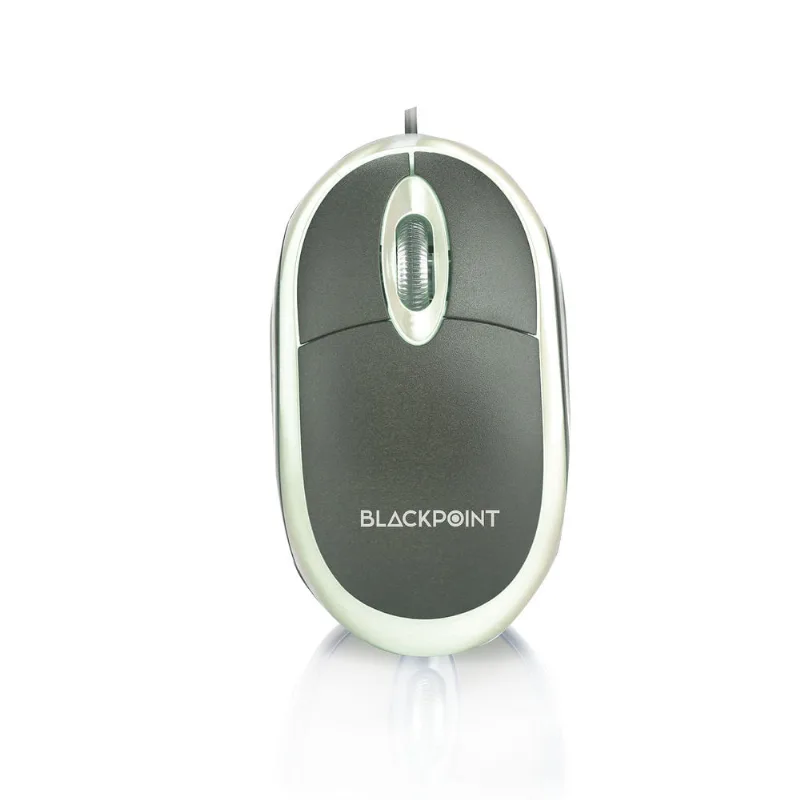 Mouse Blackpoint A10 USB negro y blanco