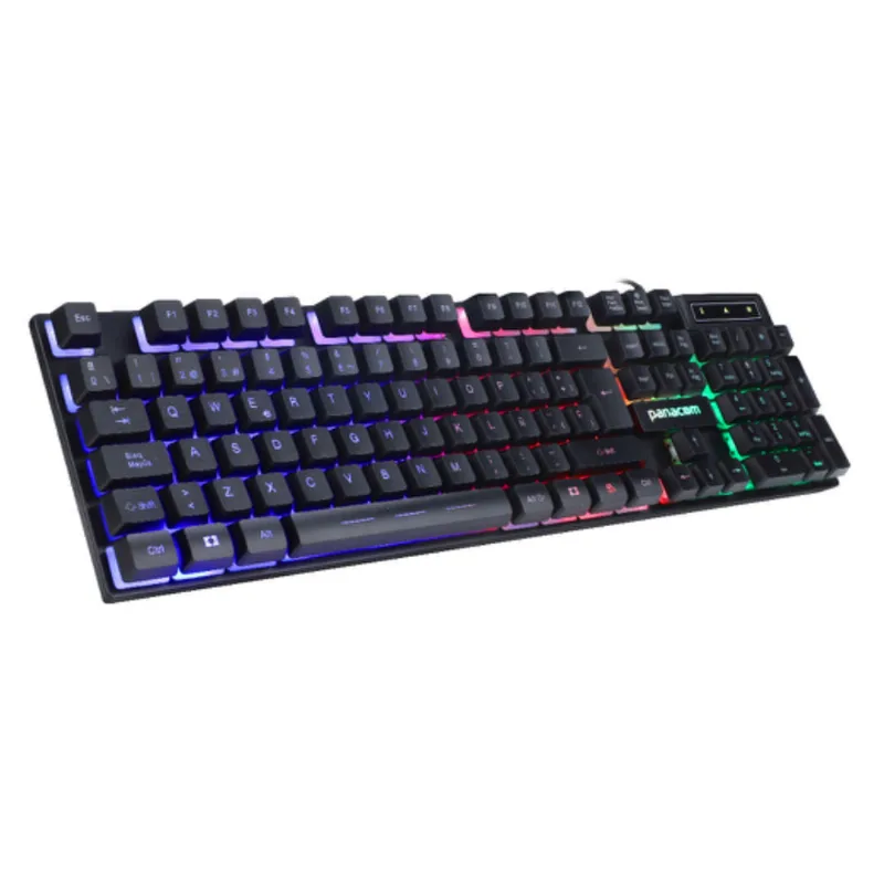 Teclado con cable gamer Panacom GM-8510KB negro
