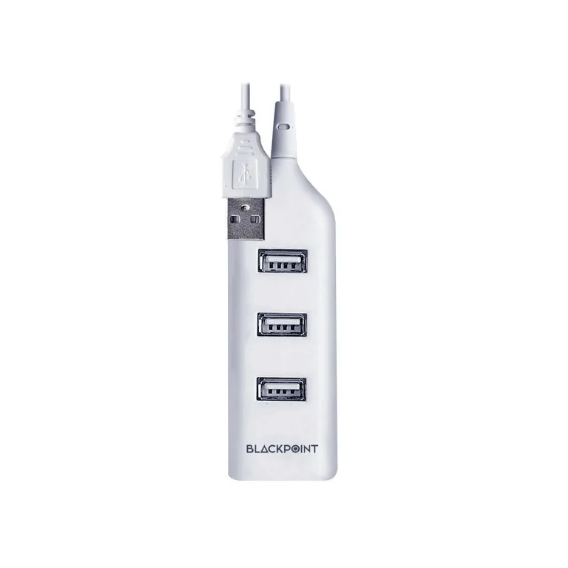 Hub Blackpoint 4 puertos USB A8 blanco