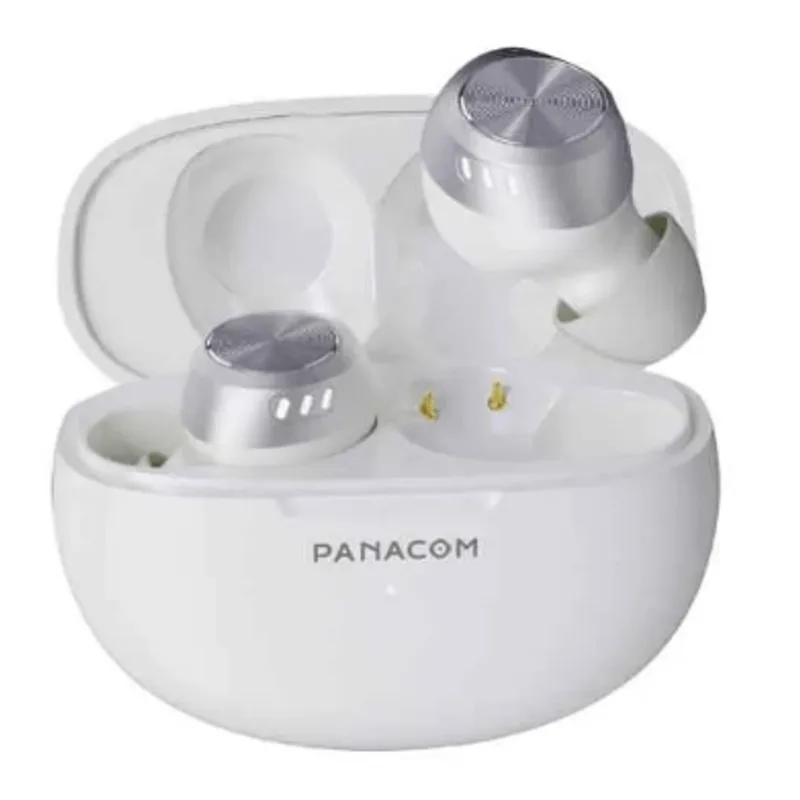 Auricular Panacom EAT14150 EarBuds Bluetoot TWS Blanco