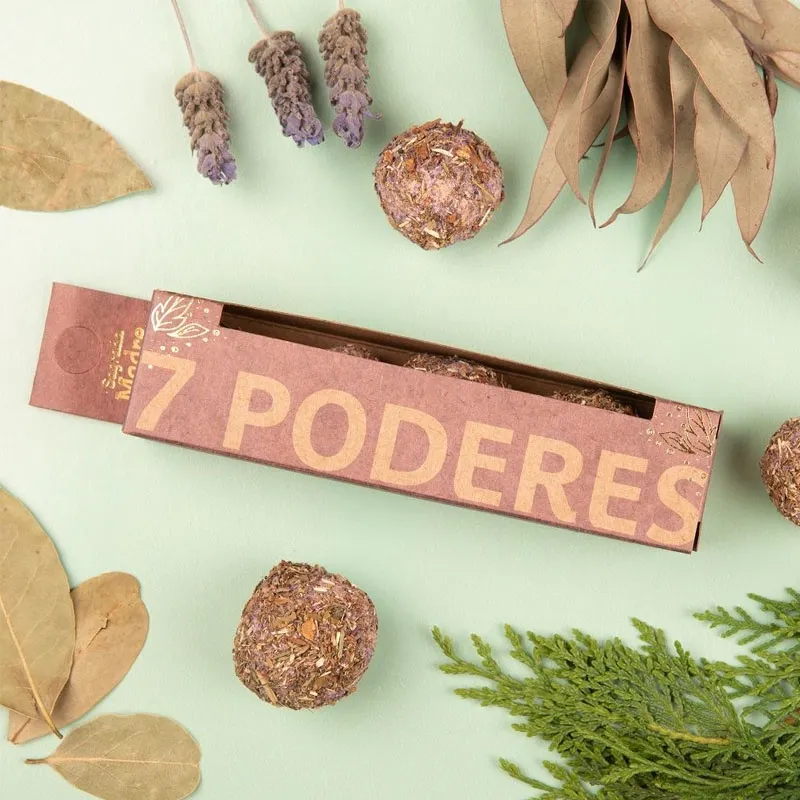 Bombita Herbal Santa Madre 4 Unidades - 7 Poderes: Lavanda, Eucalipto, Louro e Cedro
