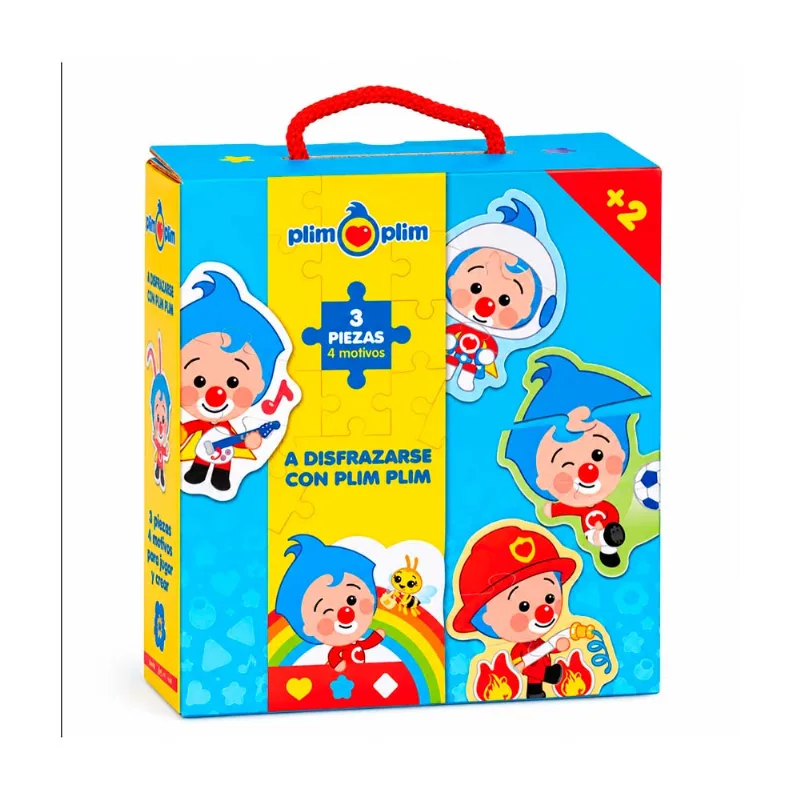 Set Rompecabezas Plim Plim 3 Piezas Disfraces