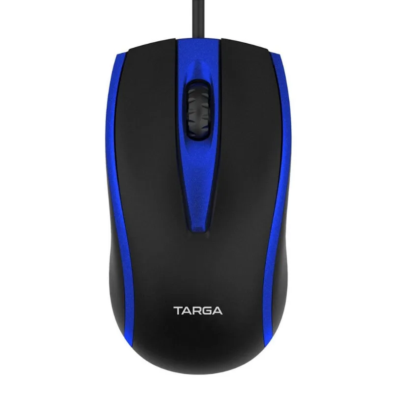 Mouse Óptico USB com Fio 1200 DPI Targa M50 Azul