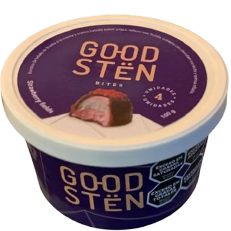 Bocadito helado Goodsten Bites strawberry fields 4 uni