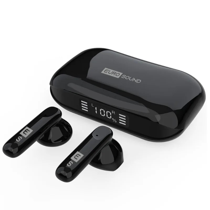 Auriculares in-ear bluetooth Eurosound BK1110-BLK negro