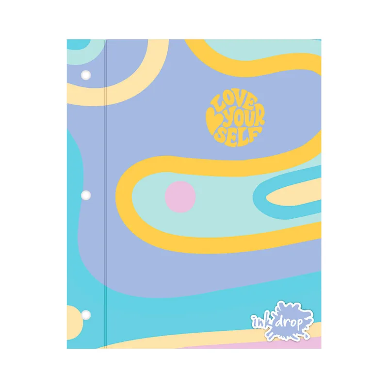 Carpeta Nro. 3 Relieve Y Stamping Pastel Inkdrop