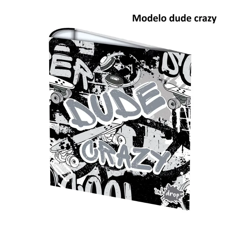 Carpeta escolar Inkdrop 3x40 urban style (Modelos Surtidos)