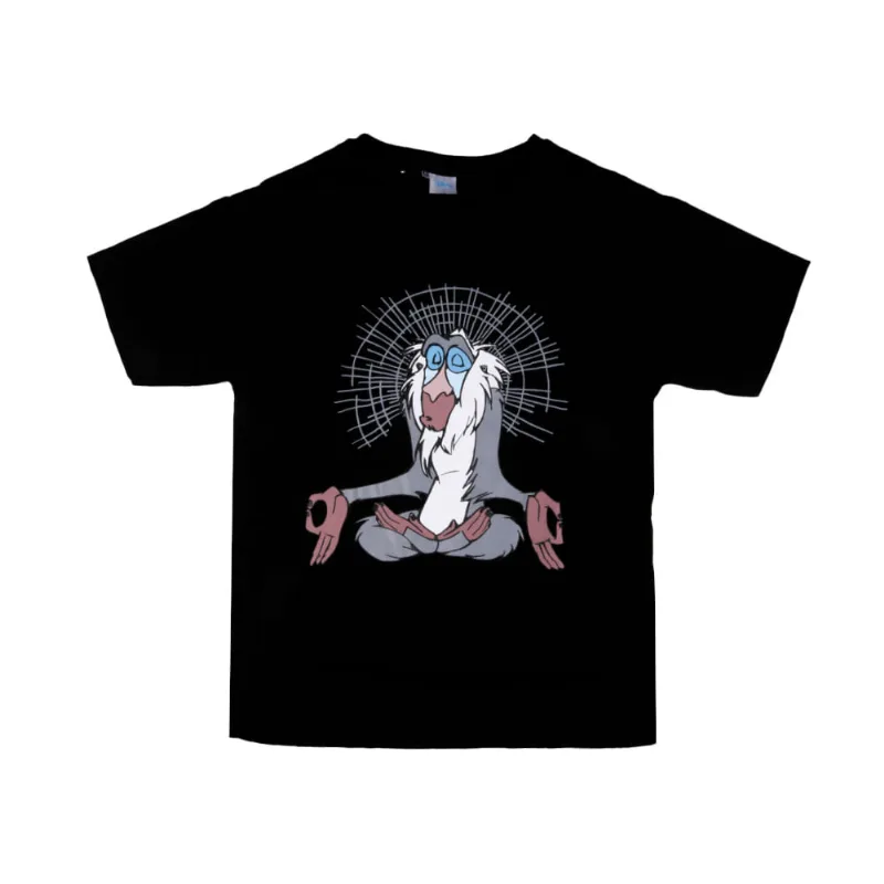 REMERA NIÑO DISNEY JR RAFIKI NEGRO 12-16 Remera Niño Disney Jr Rafiki Negro 12