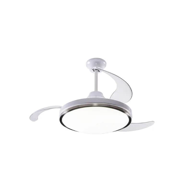 Ventilador De Techo Con Luz Led Blan Peabody