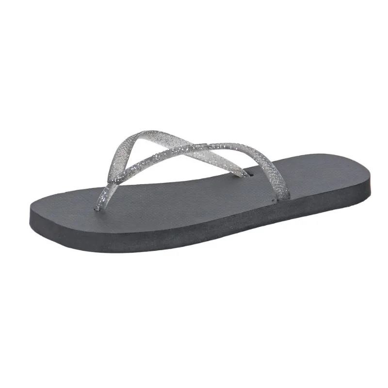 Ojota Tex lisa 35-40 cuadrada talle 42 negro