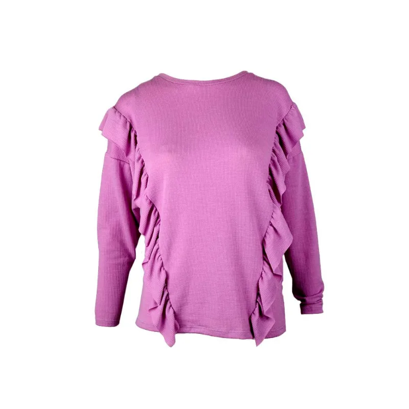 Sweater Mujer Lan C/vol Rosa 42 Urb X 1 U