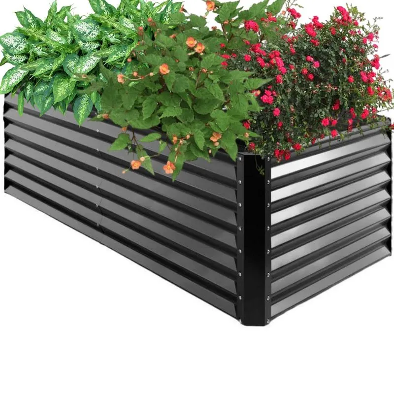 Horta Suspensa De Ferro Alto Para Hortaliças 240x120cm
