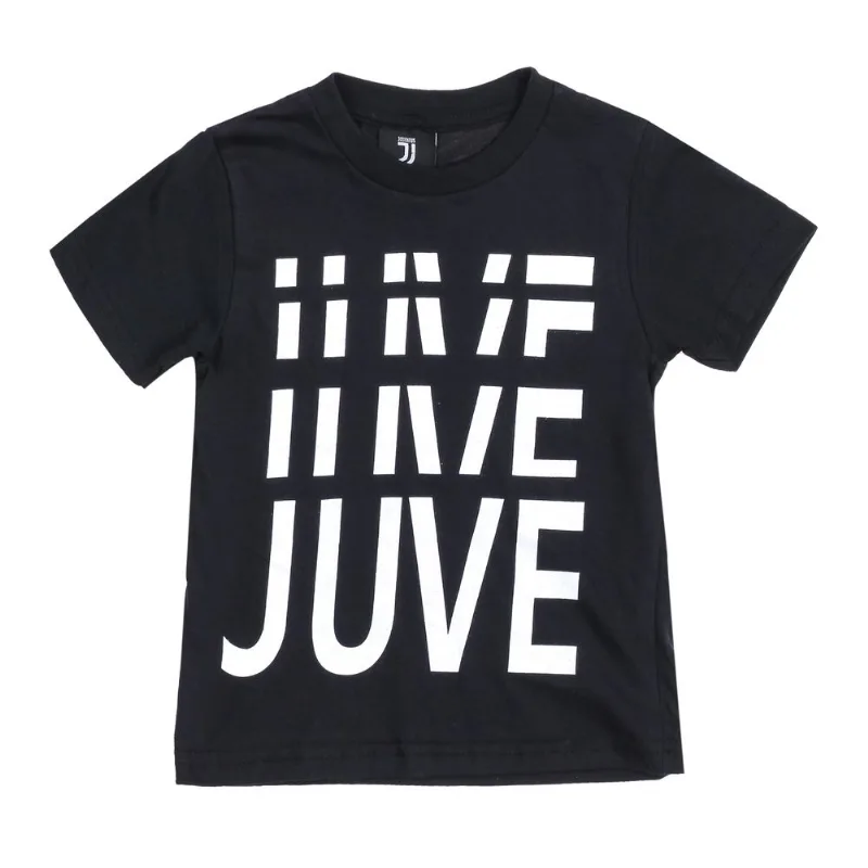 Remera manga corta Juventus talle 4 años negro