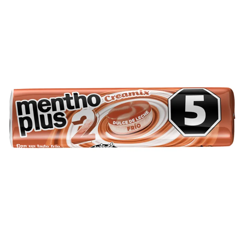 Caramelos MenthoPlus Cremix Sabor Dulce de Leche x 27,2 g