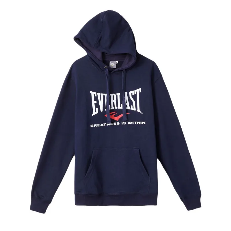 Buzo canguro friza Everlast estampado Buzo canguro frisa Everlast estampado talle 3XL marino