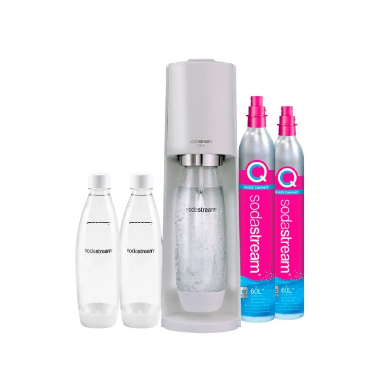 Maquina gasificadora Sodastream Megapack terra white
