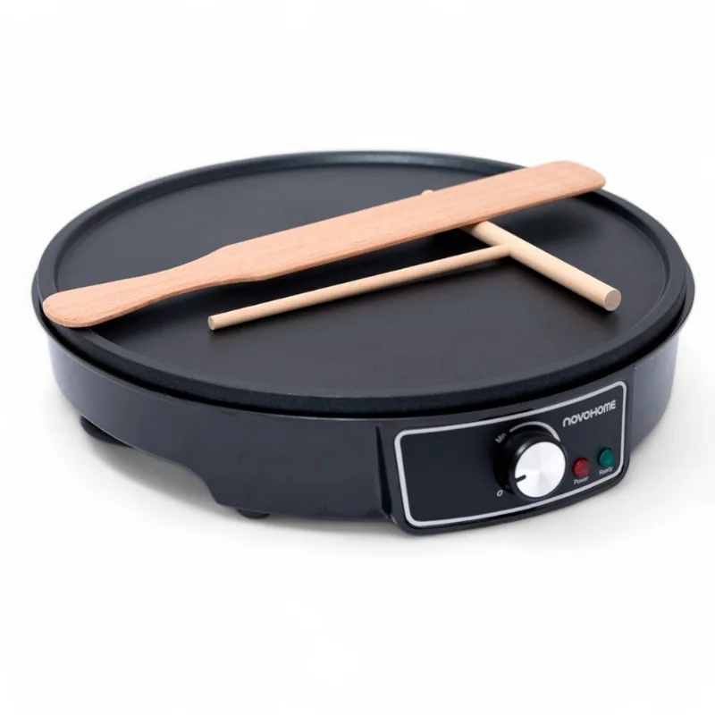Panquequera Crepera Electrica Novohome 1000w + 2 Accesorios