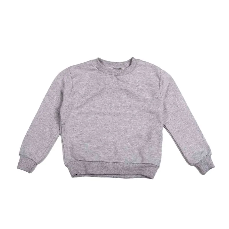 Buzo Niño Gris Mel 4-12 Set Buzo Niño Basico Gris Mel 4