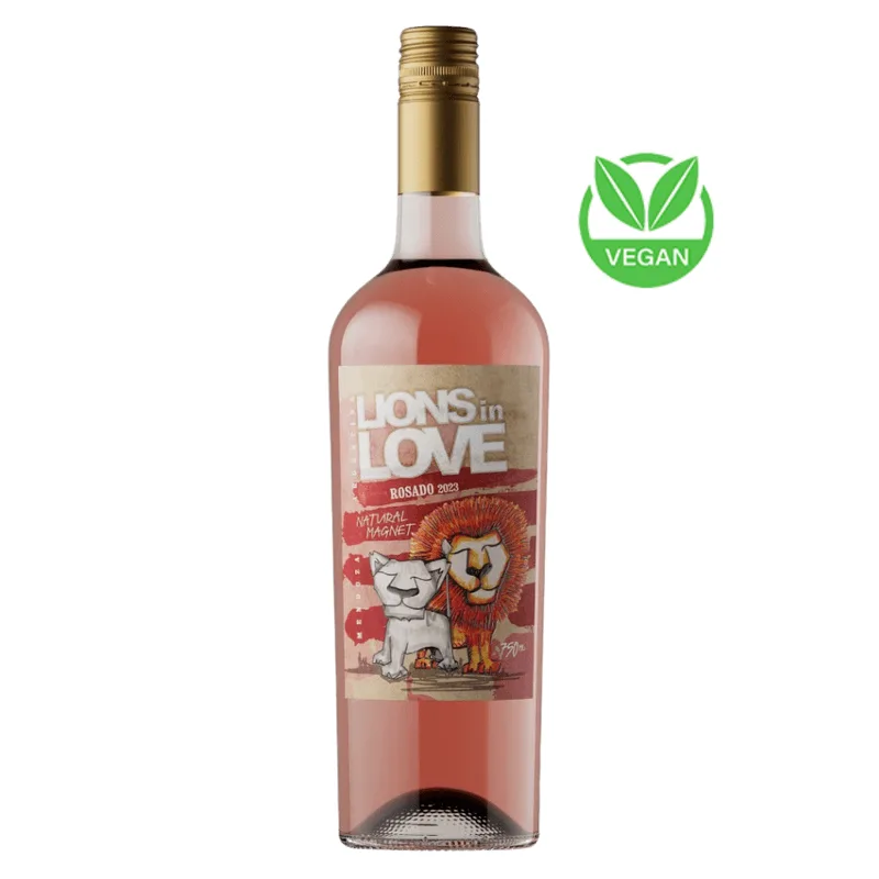 Vinho Rosé Vegano Lions In Love Malbec 2023