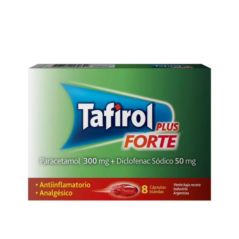 Tafirol Plus Forte x 8 Cáps Blandas