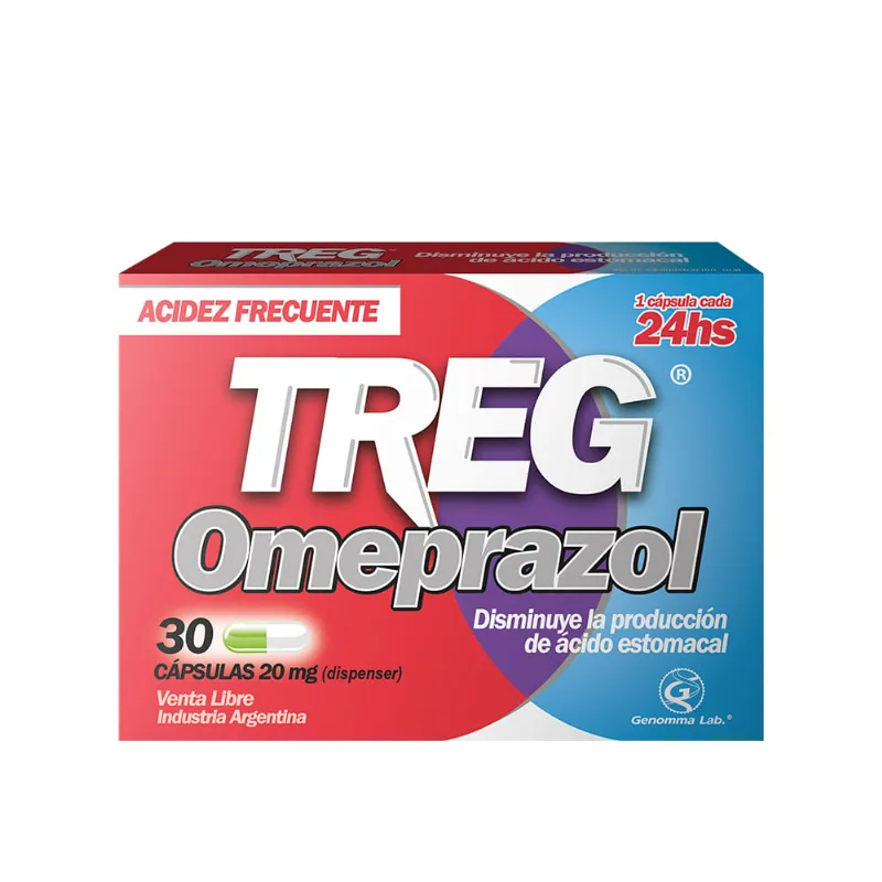 Treg Isa Omeprazol 20 mg x 30 Cáps