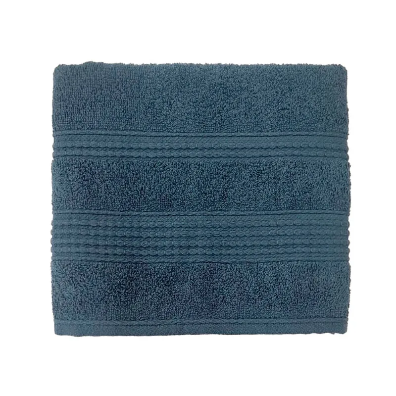 Toalla de Baño Algodón 41 x 70 Cm Petróleo