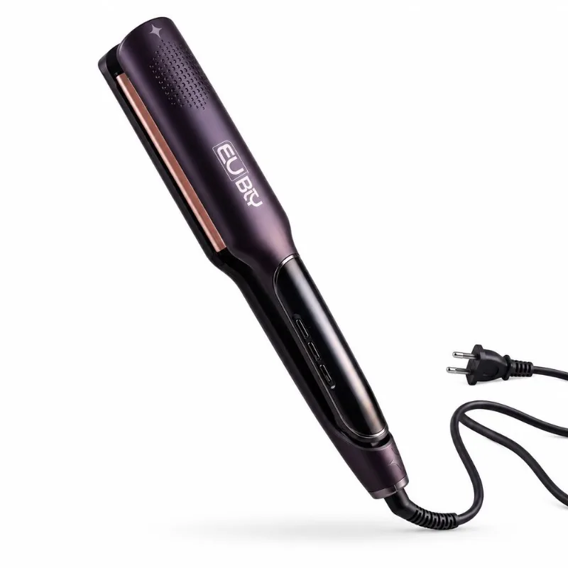 Planchita Para Cabello Eurobeauty Wide Digital Violeta EB-HS11I
