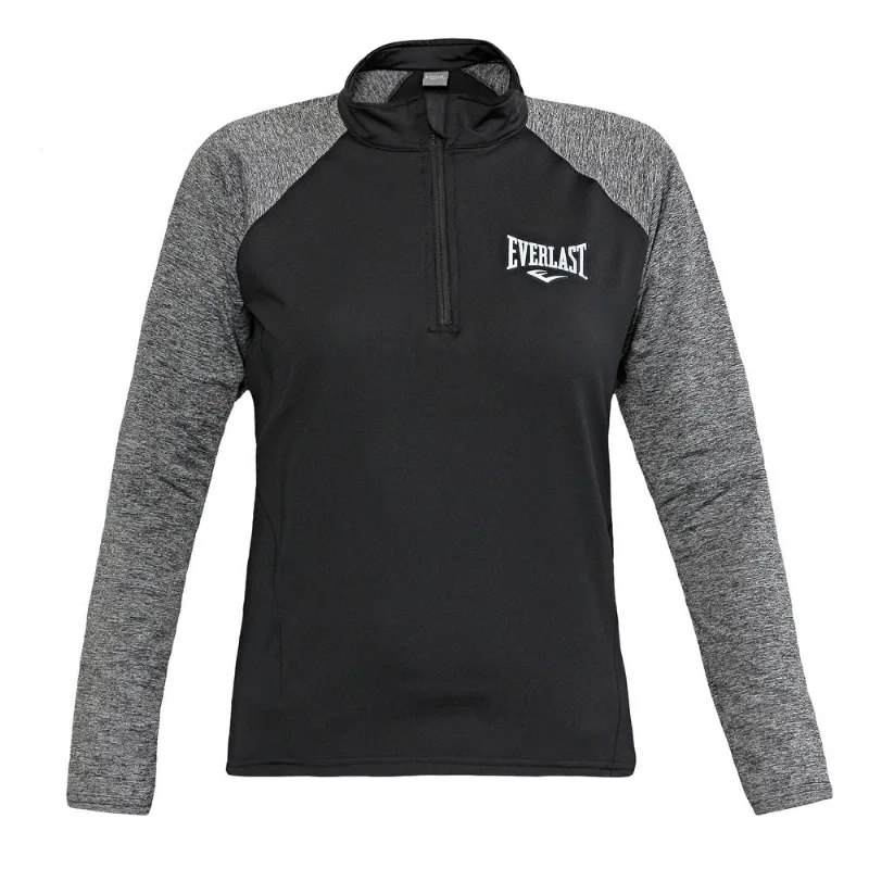 Buzo medio cierre deporte Everlast talle 46 negro