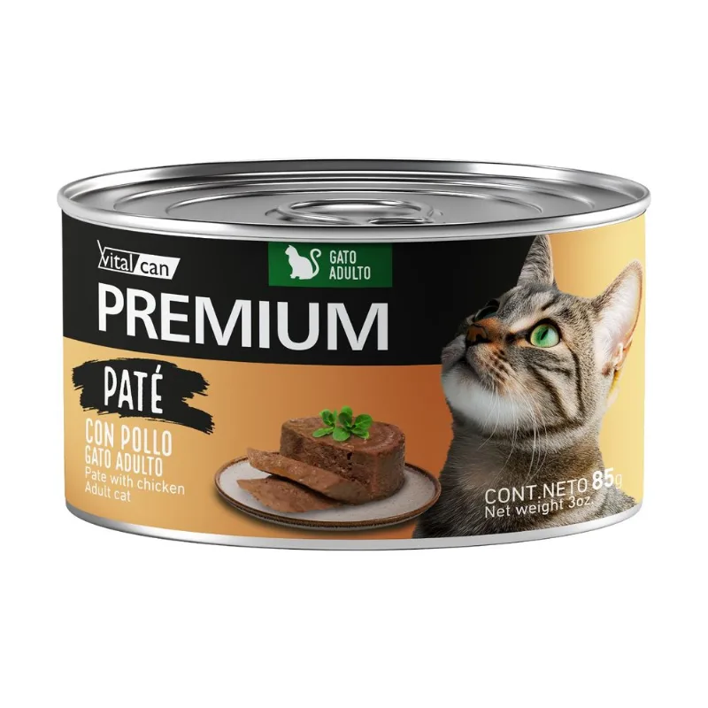 Alimento para gato húmedo Premium pollo adulto 85g